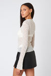 SNOW WHITE LACE TOP